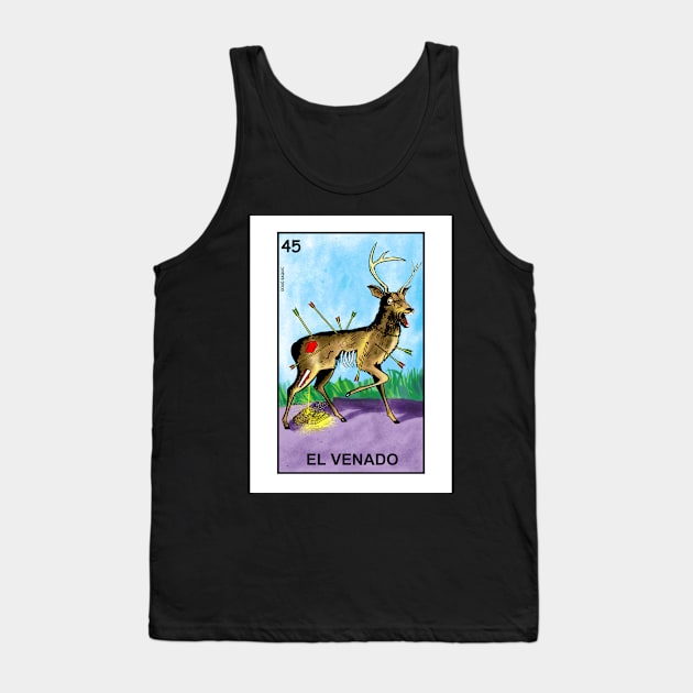 El Venado Evil Loteria Tank Top by DougSQ